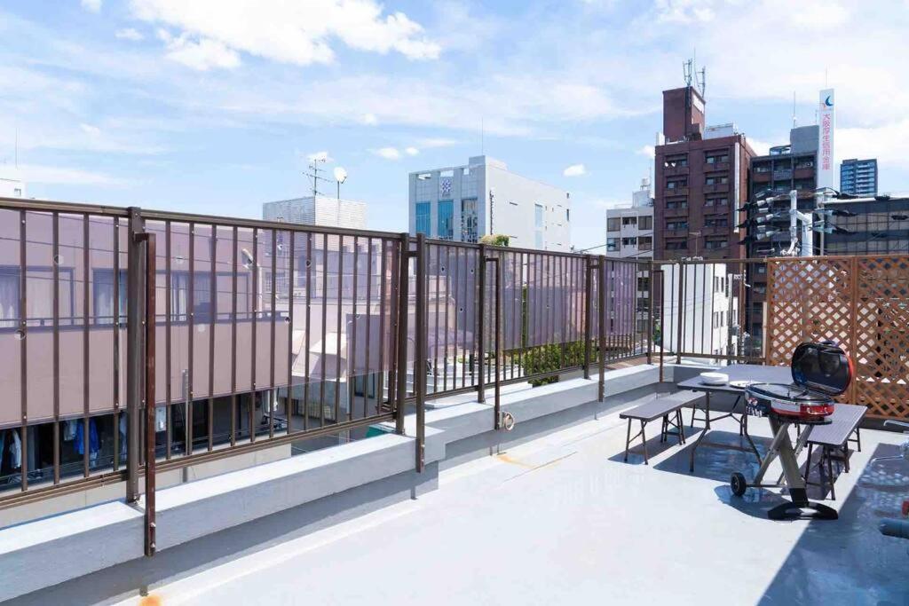 大阪Sanacion Namba 難波千日前の5Ldk120平米 駅徒歩2分 広々バルコニーでバーベキューも可能公寓 外观 照片